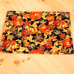 Reversible Pumpkin and Leaves Casserole Hot Pad