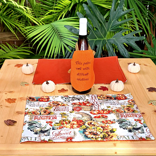 Reversible Rooster Table Placemat