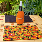 Reversible Pumpkins and Gold Diamond Table Placemat