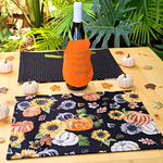 Reversible Fall Pumpkin Table Placemat