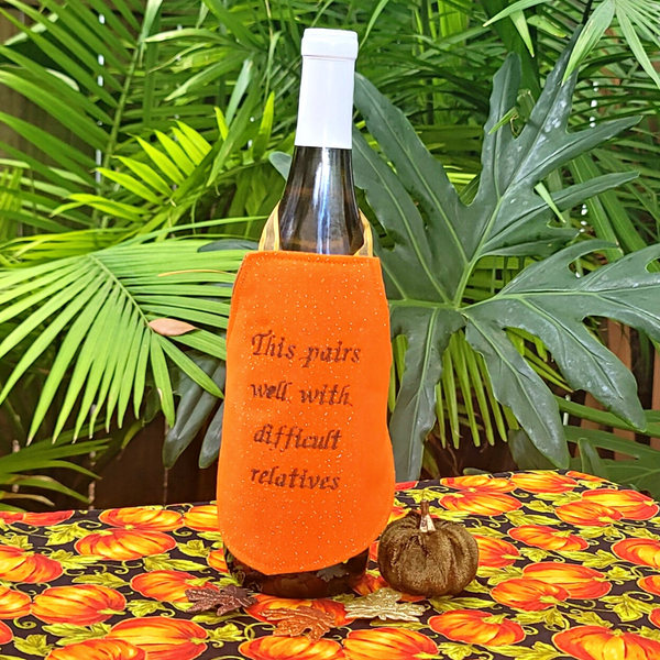Wine Apron - This pairs well with difficult relatives