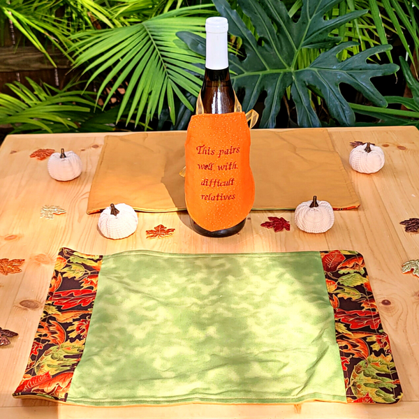 Reversible Leaf Table Placemat