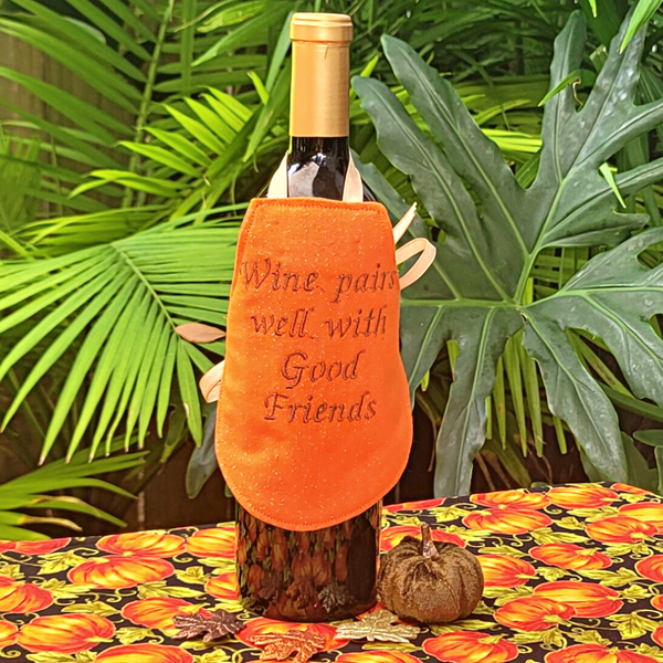 Wine Apron - Wine pairs well with good friends