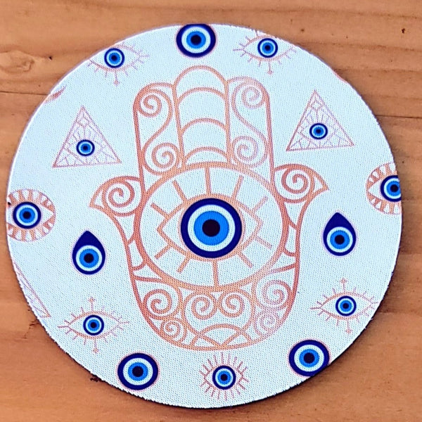 Hamsa & Evil Eye Coasters