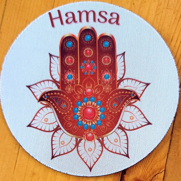 Golden Hamsa Coasters